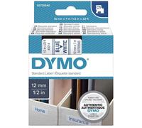 DYMO D1 Ruban pour étiqueteuse standard Pack 1 unité 12 mm x 7 m Blue on White