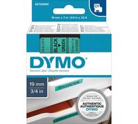 Dymo 45809 (S0720890) - (19 mm) - Noir sur vert - Ruban