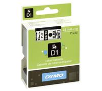 Dymo® S0720930 Bande d'écriture D1 plastique - laminée, 7 m x 24 mm, noir/blanc