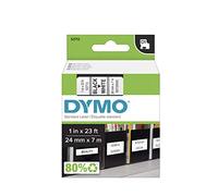 DYMO s0720930 Ruban D1 24 x 7 Noir/blanc