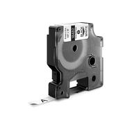 Dymo User-friendly Durable Compact Premium Rhino Black on White Vinyl Tape