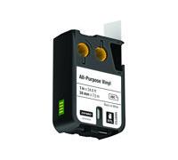 Ruban vinyle - continu - 24 mm - noir - blanc - pour étiqueteuses XTL 300/500 Dymo