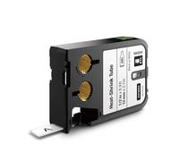 Dymo XTL Étiquette Bague thermorétractable (12 mm x 2,7 m) - Noir sur Blanc