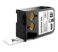 DYMO XTL - Etiquettes pour gaines thermo-rétractables continues, 24mm x 2,9m - Noir sur Blanc