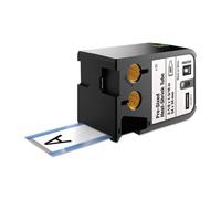 Dymo XTL Noir sur Tube thermorétractable blanc Manchons en polyrésine ignifuges