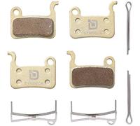 Dymoece 2 Paires de Plaquettes de Frein à Disque pour Vélo Compatibles avec Les Freins à Disque Shimano Deore XT XTR LX SLX Hone Alfine Saint