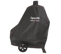 Dyna-Glo DG1382CSC Vertical Offset Charcoal Smoker Grill Cover, Fits Size Up to: 45.5in W x 18.5in D x 48.9in H, Black
