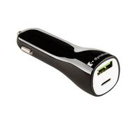 Chargeur De Voiture Dynabook - Chargeur USB-C 45W - Chargeur De Téléphone Multifonctionnel pour La Voiture - Câble De Charge USB-C Inclus - Vitesse De Charge Ultra-Rapide