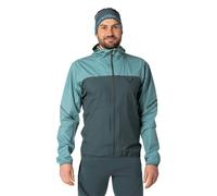 Dynafit Veste fine à capuche Alpine 3L imperméable Gris Bleu Aqua XL