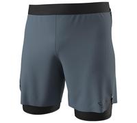 Short 2 en 1 dynafit alpine pro gris homme