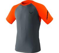 DYNAFIT Alpine Pro S/s Tee - Homme - Orange / Gris - taille 48/M- modèle 2026