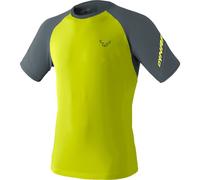 T-shirt Dynafit Alpine Pro manches courtes jaune ultra gris foncé - XL