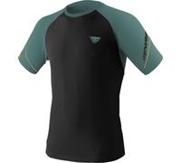 DYNAFIT Alpine Pro S/s Tee - Homme - Vert / Noir - taille 50/L- modèle 2025