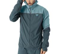Veste fine à capuche Dynafit Alpine Wind bleu nuage gris foncé - M