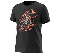 DYNAFIT Blacklight Co T-shirt - Homme - Noir / Orange / Gris - taille L- modèle 2025