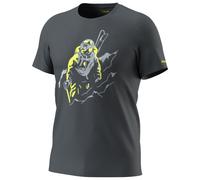 Dynafit - T-shirt en coton biologique - Blacklight Co T-Shirt M Cinder Blacklight pour Homme en Coton - Taille S - Gris Gris S