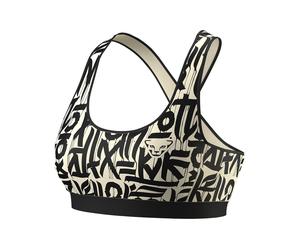 Dynafit - Brassière respirante en polyester - Alpine Graphic Bra W Overcast pour Femme - Taille M - Beige Beige M