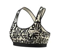 Dynafit - Brassière respirante en polyester - Alpine Graphic Bra W Overcast pour Femme - Taille XS - Beige Beige XS
