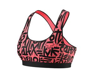 Dynafit - Brassière respirante en polyester - Alpine Graphic Bra W Ultra Coral pour Femme - Taille L - Rose Rose L