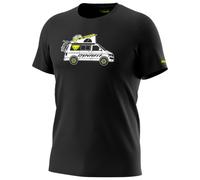T-shirt Dynafit Graphic manche courte noir blanc jaune - S