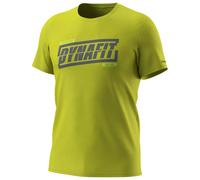 Dynafit - Graphic Cotton S/S Tee - T-shirt - 46 - golden lime / tabloid