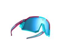 Lunettes Dynafit Sky Evo grenat avec verres Divel Evo Cat 4 bleu