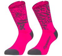 Chaussettes Dynafit Run Wild Crew fuchsia - 43-46