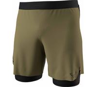 Dynafit - Short 2 en 1 de trail/running - Alpine Pro 2/1 Shorts M Military Green pour Homme - Taille L - Kaki Kaki L