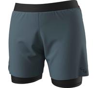Dynafit - Short 2 en 1 de trail running - Alpine Pro 2/1 Shorts W Cinder pour Femme - Taille L - Gris Gris L