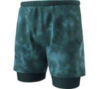 Dynafit - Short 2 en 1 de trail/running - Trail Reflective 2/1 Shorts M Cinder pour Homme - Taille L - Gris Gris L