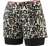 Dynafit - Short de trail respirant léger - Trail 2In1 Short W Overcast pour Femme - Taille S - Beige Beige S