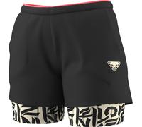 Dynafit - Short trail stretch respirant - Trail 2In1 Short W Black Out Overcast pour Femme - Taille XS - Noir Noir XS