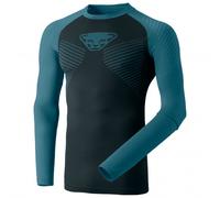 Dynafit - Première couche technique - Speed Dryarn M L/S Tee Storm Blue pour Homme en Laine - Taille S - Bleu Bleu S