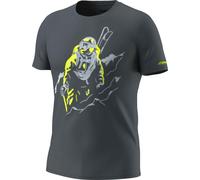 Dynafit - T-shirt en coton biologique - Blacklight Co T-Shirt M Cinder Blacklight pour Homme en Coton - Taille M - Gris Gris M
