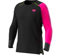 Dynafit - T-shirt respirant à manches longues - Dna Longsleeve M Pink Glo pour Homme - Taille S - Rose Rose S