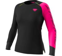 Dynafit - T-shirt respirant à manches longues - Dna Longsleeve W Pink Glo pour Femme - Taille XS - Rose Rose XS