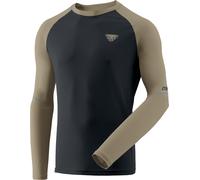 Dynafit - T-shirt respirant - Alpine Pro M L/S Tee Blueberry Rock Khaki pour Homme - Taille XL - Beige Beige XL