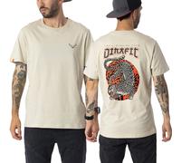 Dynafit - T-shirt urbain en coton biologique - 24/7 Graphic T-Shirt M Overcast Trail Crew Leo pour Homme en Coton - Taille S - Beige Beige S