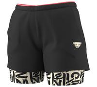 Dynafit - Short trail stretch respirant - Trail 2In1 Short W Black Out Overcast pour Femme - Taille XS - Noir Noir XS