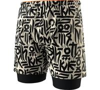 Dynafit - Short trail léger et respirant - Trail 2In1 Shorts M Overcast pour Homme - Taille S - Beige Beige S