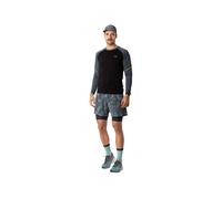 Dynafit - Short 2 en 1 de trail/running - Trail Reflective 2/1 Shorts M Cinder - Taille M - Gris Gris M