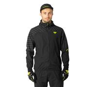 Veste coupe vent dynafit trail reflective noir homme