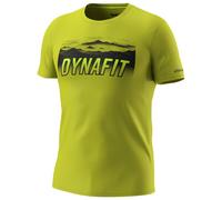 Dynafit - Transalper Graphic S/S Tee - T-shirt technique - XXL - golden lime