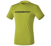 T-shirt Dynafit Traverse manches courtes jaune noir - L