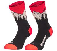 Dynafit - Traverse Crew - Chaussettes de running - EU 39-42 - black out / ultra coral