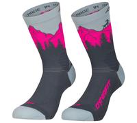 Dynafit - Traverse Crew - Chaussettes de running - EU 43-46 - cinder / pink glo