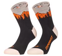 Dynafit - Traverse Mid - Chaussettes de running - EU 35-38 - black out / ultra orange