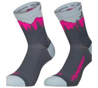 Dynafit - Traverse Mid - Chaussettes de running - EU 39-42 - cinder / pink glo