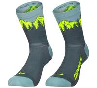 Dynafit - Traverse Mid - Chaussettes de running - EU 39-42 - cinder / ultra yellow