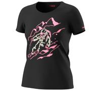 Dynafit - Women's Blacklight Cotton T-Shirt - T-shirt - M - black out / blacklight
